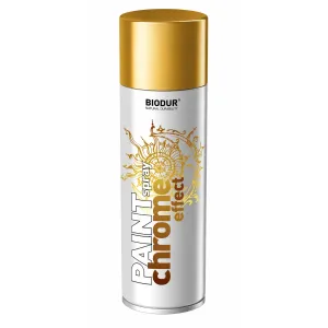Chrome Effect Gold Spray Enamel Biodur